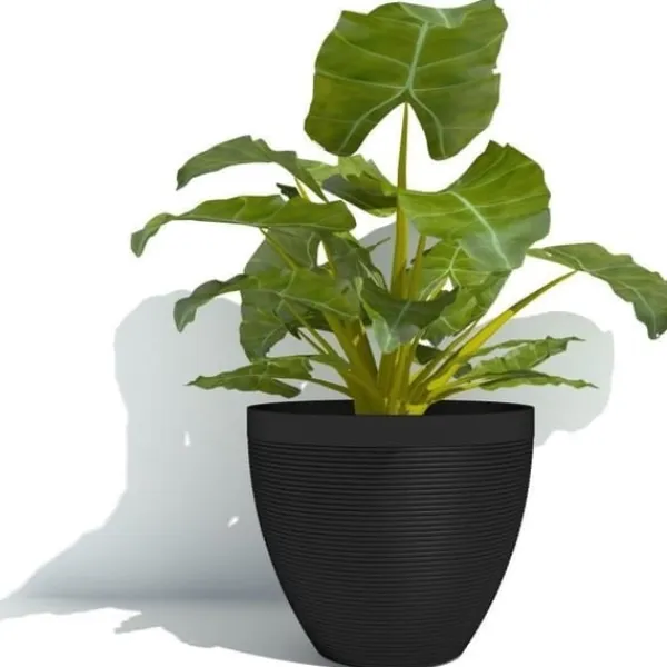 Krukker & Plantebeholdere^Urtepotte - GARDEN ID - Green Care Impact Sort-Ant - 30 x 26 cm - 10 års garanti - 100% genanvendt - UV/frostbestandig