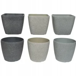 Discount Urtepotte plastiklåg mix 22 cm Krukker & Plantebeholdere