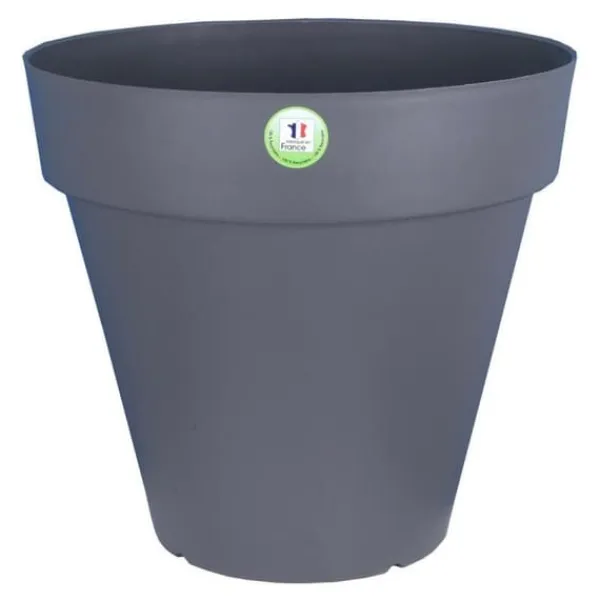 Krukker & Plantebeholdere^Urtepotte Riviera 414076 Cirkulær Grå Plastik