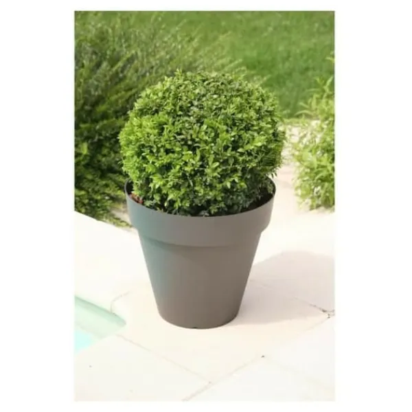 Krukker & Plantebeholdere^Urtepotte Riviera 414076 Cirkulær Grå Plastik