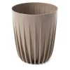 Clearance Urtepotte Strippet ECO kaffe latte 19xh23 Krukker & Plantebeholdere