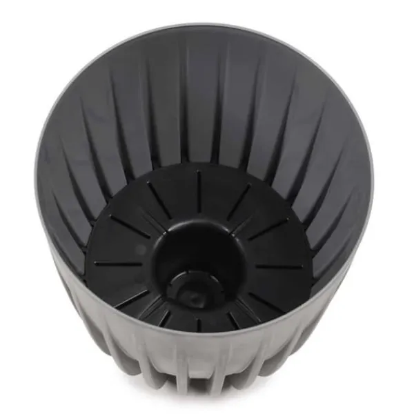 Clearance Urtepotte Strippet ECO kaffe latte 19xh23 Krukker & Plantebeholdere