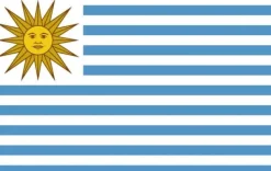 Flag & Vindposer^Uruguays flag