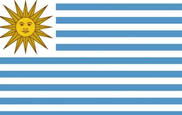 Flag & Vindposer^Uruguays flag