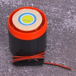 Hot 24V 110dB Aktiv Buzzer Alarm Bipper med Ledning - DIY Elektronik Brandalarm