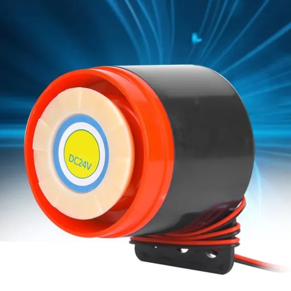 Hot 24V 110dB Aktiv Buzzer Alarm Bipper med Ledning - DIY Elektronik Brandalarm