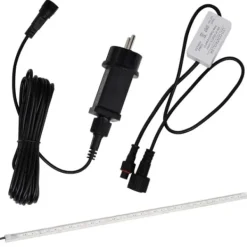 Springvand & Damme^Vandfald med LED RGB-farver i rustfrit stål - Dekorativ havedam | Størrelse: 30 cm