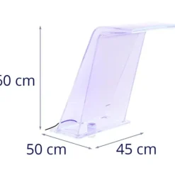 Hot Vandfaldstud med LED-belysning 45 cm, vandgennemstrømning 395 mm Springvand & Damme