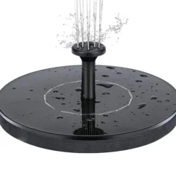 Best Vandfontæne solcelledrevet 13 cm Sort Springvand & Damme