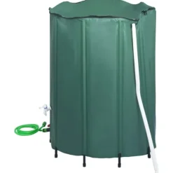 Discount Vandingsartikler - Living sammenklappelig regnvandsbeholder med hane 1250 l Regntønder