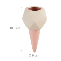 New Vandingskeglesæt, 18,5x9 cm, Flerfarvet, Keramik Vanding