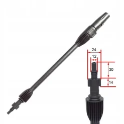 Havemaskiner^Vario Quick Connect-lanse til højtryksrenser AR Blue Clean / Michelin / Black Decker / Mac Allister / Makita / Stanley / Bosch