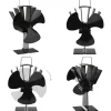 New Varmedrevet ovnventilator 3 blade sort - Brændeovnsventilator - Brændeovnsventilatorer - Home & Living Tilbehør Til Brændeovne & Pejse