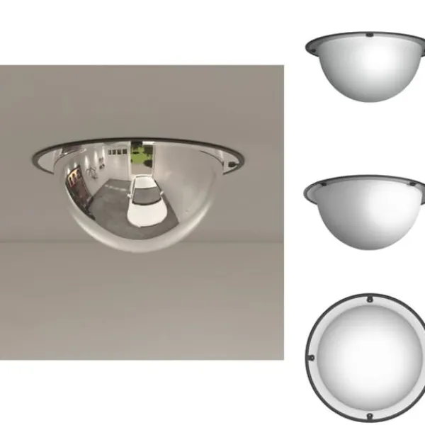 Outlet Vej- og trafikskilte - Living kuppelformet trafikspejl Ø30 cm akryl Sikkerhedsspejle