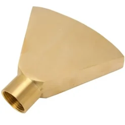 Outlet Ventilatorformet springvandsdyse G1 tommer messing fladt hovedsprøjtedyse Springvandsprinklerhoved til havebassindam landskabspleje Springvand & Damme
