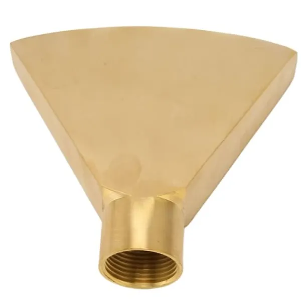 Outlet Ventilatorformet springvandsdyse G1 tommer messing fladt hovedsprøjtedyse Springvandsprinklerhoved til havebassindam landskabspleje Springvand & Damme