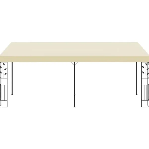Telte & Lysthuse^Vægmonteret pavillon 6x3x2,5 m cremefarvet - Markise - Markiser - Home & Living