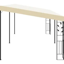 Telte & Lysthuse^Vægmonteret pavillon 6x3x2,5 m cremefarvet - Markise - Markiser - Home & Living