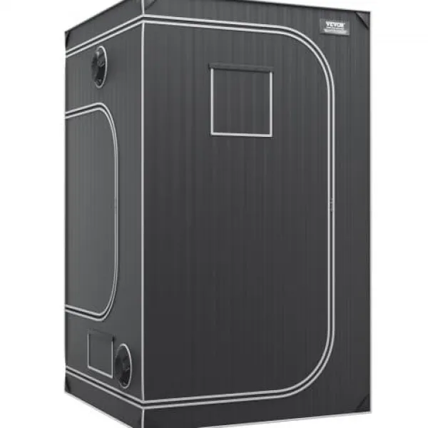 Discount Vægtelt, 122x122x203 cm, Sort, 2000D Oxford-stof Drivhus