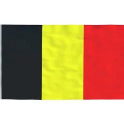 vidaXL Flag & Vindposer^Belgien flag og flagstang 6,23 m aluminium - Flag & vimpler
