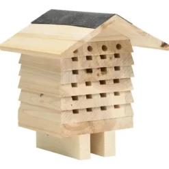 Outlet bihotel 22x20x20 cm massivt fyrretræ - Huse & bure til små dyr Til Fugle & Småvildt