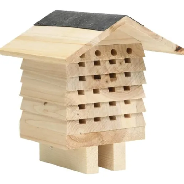 Outlet bihotel 22x20x20 cm massivt fyrretræ - Huse & bure til små dyr Til Fugle & Småvildt