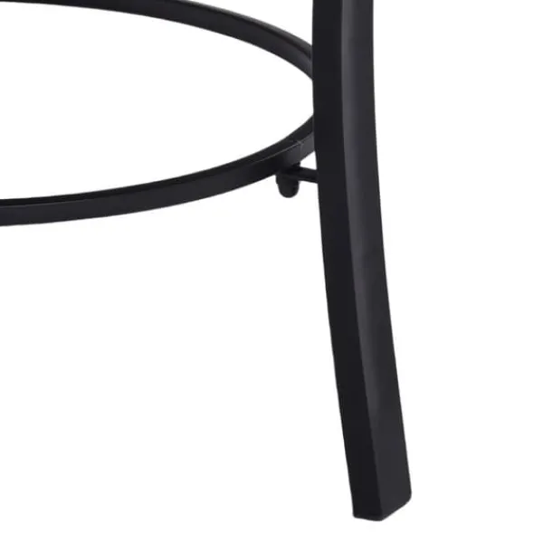 vidaXL Pejse^bålfad mosaik 68 cm keramik sort og hvid - Ildsteder