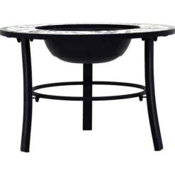 vidaXL Pejse^bålfad mosaik 68 cm keramik grøn - Ildsteder