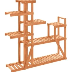 vidaXL Plantestativer^blomsterstativ 110x25x111 cm massivt fyrretræ - Planteborde