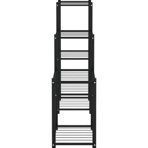 Online blomsterstativ 83x25x80 cm jern sort - Planteborde Plantestativer