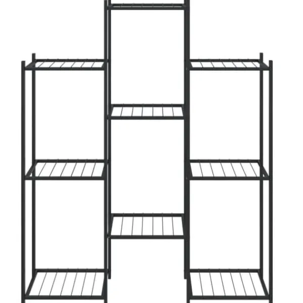 vidaXL Plantestativer^blomsterstativ 85x25x100 cm jern sort - Planteborde