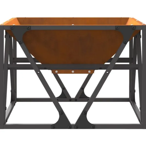 Clearance Bålsted Brun 50 x 50 x 35 cm Forvitret stål Pejse