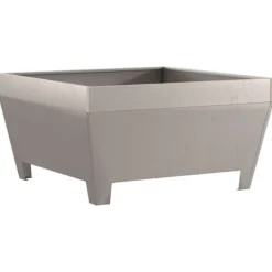 vidaXL Pejse^Bålsted Brun 80 x 80 x 43 cm Forvitret stål
