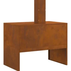 Online Bålsted Brun 80 x 50 x 96 cm Forvitret stål Pejse