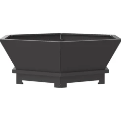 Sale Bålsted Sort 75 x 75 x 28 cm Koldvalset stål Pejse