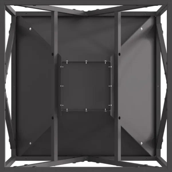 Outlet Bålsted Sort 50 x 50 x 35 cm Koldvalset stål Pejse