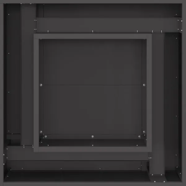 Clearance Bålsted Sort 60 x 60 x 30 cm Koldvalset stål Pejse