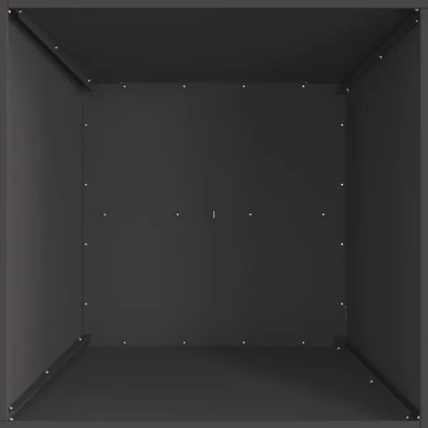 Discount Bålsted Sort 60 x 60 x 30 cm Koldvalset stål Pejse