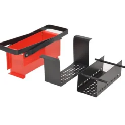 Outlet briketpresser til papir 34x14x14 cm sort og rød - Pejseredskaber Tilbehør Til Brændeovne & Pejse
