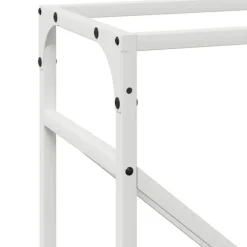 vidaXL Tilbehør Til Brændeovne & Pejse^brændestativ 40x25x100 cm koldvalset stål hvid