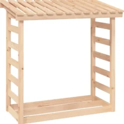 Best brændestativ 108x64,5x110 cm massivt fyrretræ - Brændekurve – tilbehør Tilbehør Til Brændeovne & Pejse