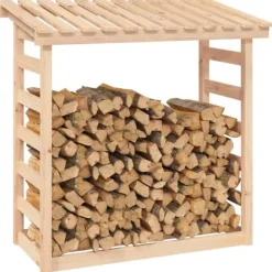 Best brændestativ 108x64,5x110 cm massivt fyrretræ - Brændekurve – tilbehør Tilbehør Til Brændeovne & Pejse