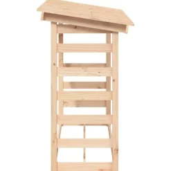Best brændestativ 108x64,5x110 cm massivt fyrretræ - Brændekurve – tilbehør Tilbehør Til Brændeovne & Pejse