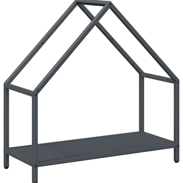 Online brændestativ 60x25x60 cm koldvalset stål antracitgrå Tilbehør Til Brændeovne & Pejse
