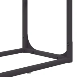 Hot brændestativ 60x25x100 cm koldvalset stål sort Tilbehør Til Brændeovne & Pejse