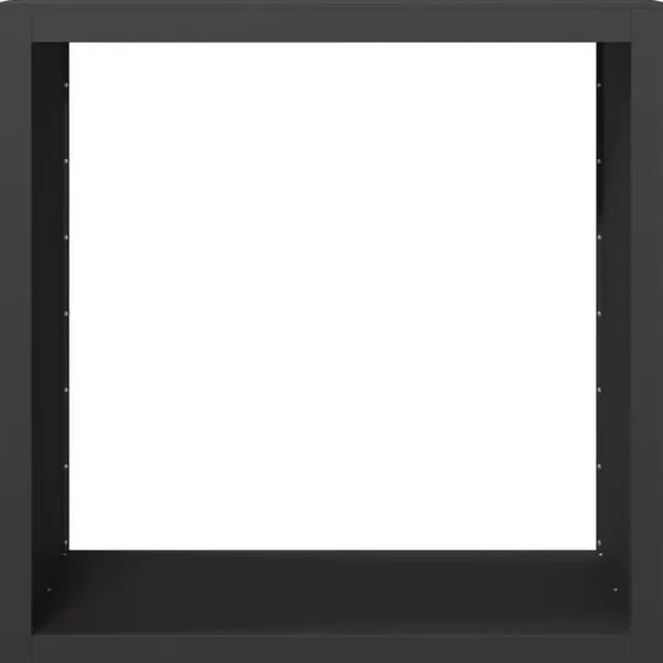 vidaXL Tilbehør Til Brændeovne & Pejse^brændestativ 100x40x100 cm stål sort