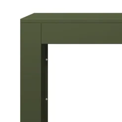 brændestativ 100x40x100 cm stål grøn Tilbehør Til Brændeovne & Pejse