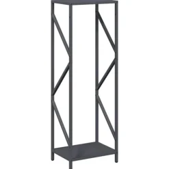 vidaXL Tilbehør Til Brændeovne & Pejse^brændestativ 34x25x100 cm koldvalset stål antracitgrå