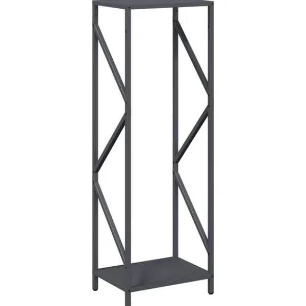 vidaXL Tilbehør Til Brændeovne & Pejse^brændestativ 34x25x100 cm koldvalset stål antracitgrå