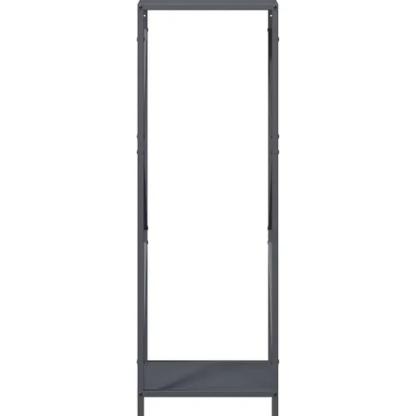 vidaXL Tilbehør Til Brændeovne & Pejse^brændestativ 34x25x100 cm koldvalset stål antracitgrå